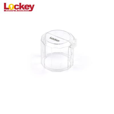 China Transparent PC Valve Lockout Devices Customized Valve Lockout Loto Device  Dia. 7mm for sale