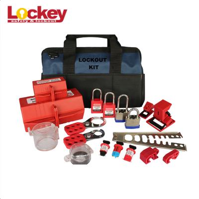 China High Configuration Safety Maintenance Lockout Kit , Electrical Safety Lockout Kit for sale