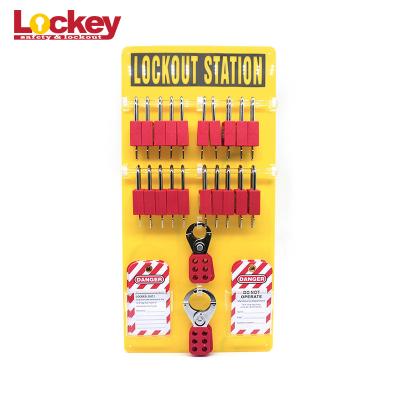 China Safety Electrical Lockout Kit Acrylic 20 - Lock Padlock Lockout Station for sale