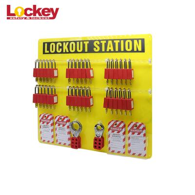 China Loto Electrical Lock Off Kit 36- Lock Padlock Station With Padlocks Hasps for sale