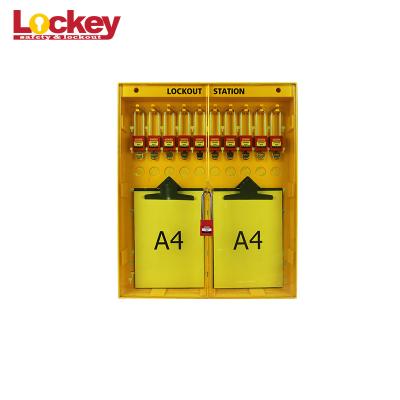 China Electrical Large Wall Mounted Combination Metal Lockout Tagout Station for sale