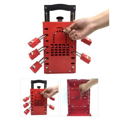 China Safety Group Loto Box , Master Lock Group Lockout Box Certification CE for sale