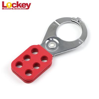 China 1 Inch And 1.5 Inch Safety Lockout Hasp , Stainless Steel Lockout Hasp With Hook for sale