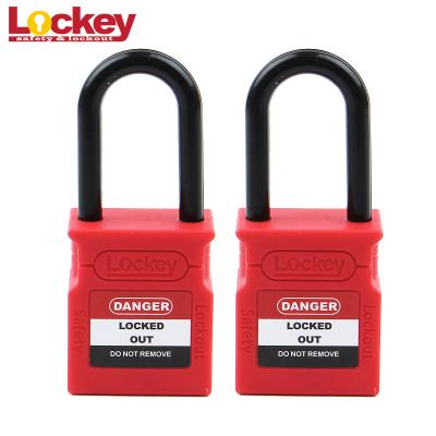 China Industrial Equipment Master Loto Locks Custom Long Shackle Safety Padlocks Lockout for sale