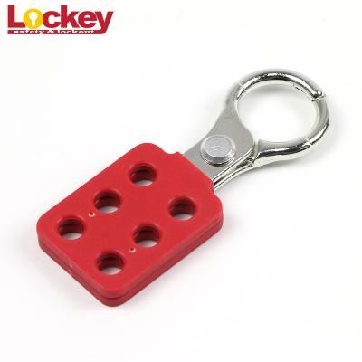 China LOTO Coated Steel 1 Inch Safety Lockout Hasp , Aluminium Lock Out Tag Out Hasp for sale