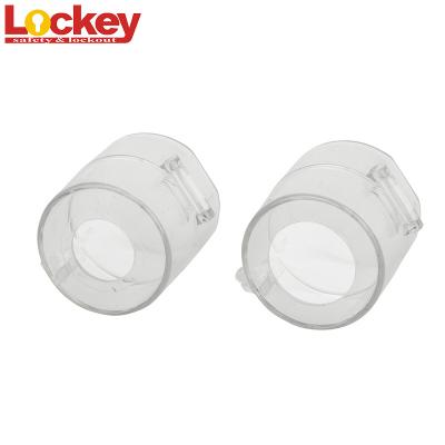 China Transparent PC 30mm Emergency Stop Button Lockout for sale