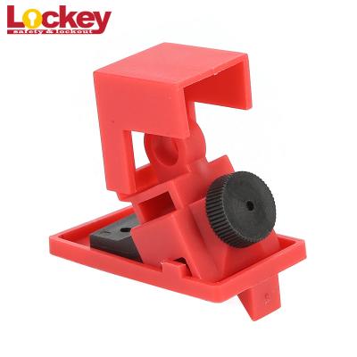 China 7.5mm No Hole Polypropylene Clamp On Breaker Lockout With Lockout Cleat for sale