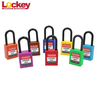 China 38mm Steel Shackle Safety Padlocks Lockout Tagout With Master Keys for sale