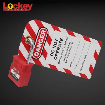 China Industrial Inspection Safety Mcb Lock Loto Tag for Valve Signs Isolation Lockout for sale