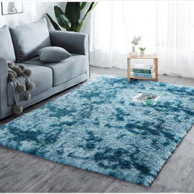 China Washable Fluffy Faux Fur Area Rug Rectangle Blankets Dye Tie Printing 3d Printing Indoor Ultra Soft Baby Blanket for sale