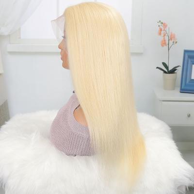 China Transparent Lace Front Wig For Women New Arrival Virgin Hair Long Blonde Human Hair Wigs Unprocessed Straight Nature Hd Full Lace Front Wig for sale