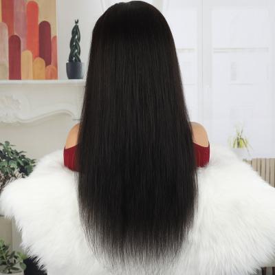 China High Quality Virgin Hair 100% Unprocessed Straight Human Hair Long Cuticle Aligned Full Lace Front Wigs Hd 360 Transparent for sale