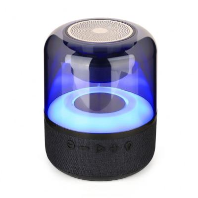 China Bocina Call Atmosphere Light Atmosphere Video Stereo Surround Video Speaker Transparent Led Colorful Light Portable Speaker With Lamp for sale