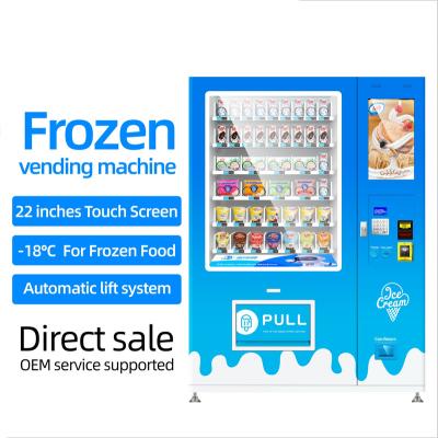 China 1.2mm OEM/ODM Freezer Vending Machine Freezer Blood Frozen Food Ice Cream Vending Machine with Lift System for sale