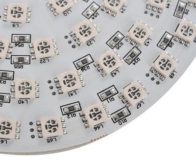 China Electronics Device Shenzhen PCB Design Service Prototype RGB Round Led PCB Circuit Board Led Light for sale