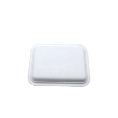 China Disposable Degradable Bagasse Tray Sugarcane Disposable Dishes for sale