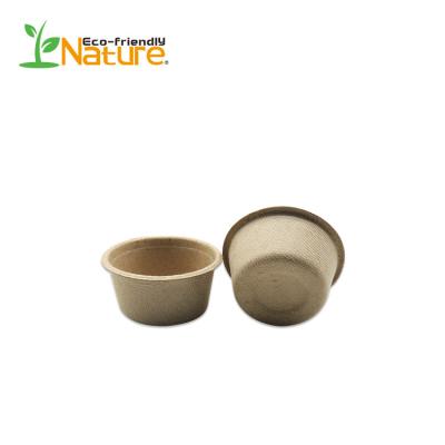 China Hotel Home Restaurant Compostable Biodegradable 2oz Bagasse Sauce Disposable Cup for sale