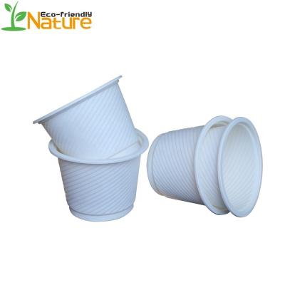 China 130ML Eco Disposable Portable Disposable Cornstarch Compostable Biodegradable Cup for sale