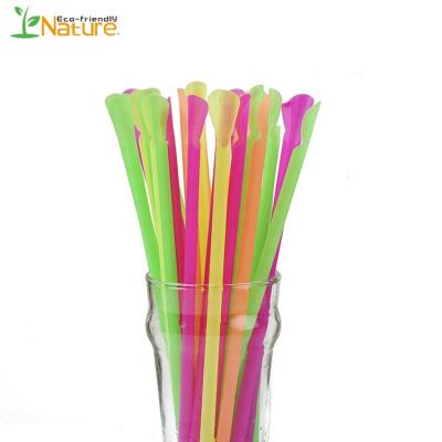 China Disposable 10mm Spoon Shape PLA Straw Huanna bulk purchase from China for sale