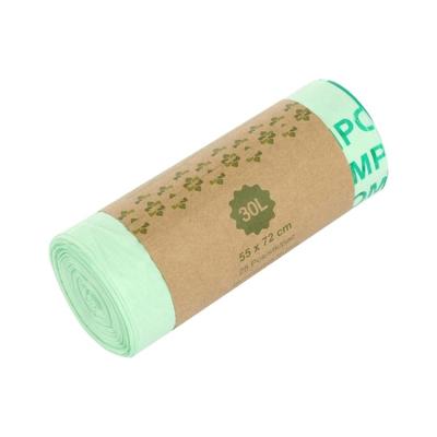 China China Supplier Biodegradable Poop Bags Dogs Reasonable Price Compostable PLA Garbage Bag Stored for sale