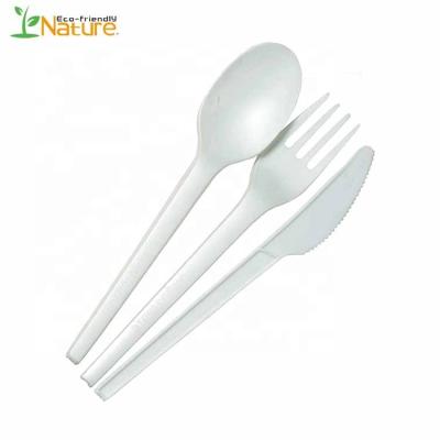 China CPLA Tablewear Disposable Eco Friendly Disposable Cutlery Set Compostable Knives for sale