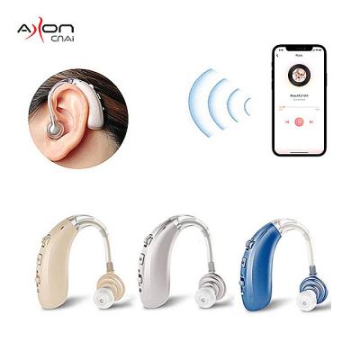 China Modarate Hearing AXONE OEM Chian Factory BT Rechargeable Hearing Aids Hearing Device For Hearing Loss Deaf Sound Amplifier A-360 for sale