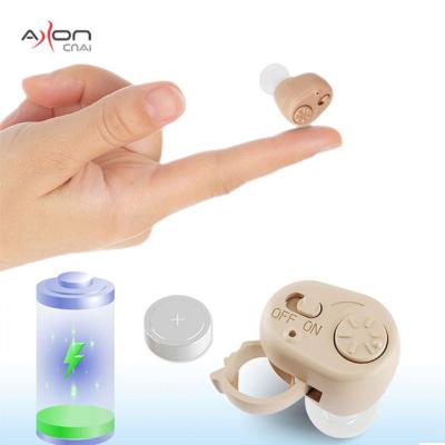 China Amplifier Mini Deafness Audifonos Invisible Rechargeable Older Digital K-86 Hearing Loss People AXONCNAI for sale