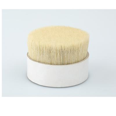 China Paint Brushes Painting Brushes Fan Brush Hog Hair 44mm-152mm Natural White Pure Pig Hair Boiled Bristle for sale