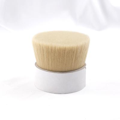 China Paint Brushes Hollow Tapered Bristles Natural White Filament Pig Hair Bristles for Brush Filament for sale