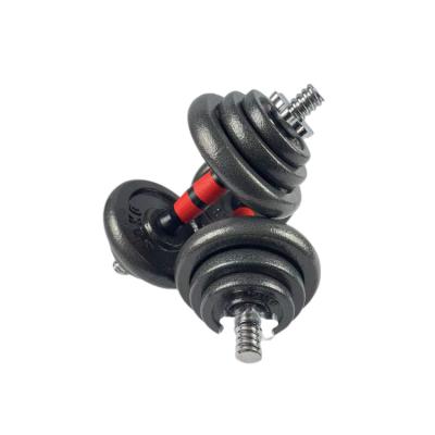 China Universal Free Weights 5kg Chromed Varnish Baking Dumbbells Floating Black Paint Dumbbell for sale