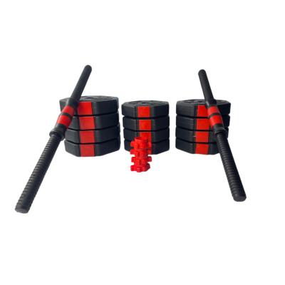 China Universal Octagonal Rubberized Dumbbells Fixed Environmental Protection Rubberized Dumbbells for sale