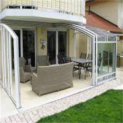 China Modern Solar Sunrooms Latest Design Retractable Sunroom for sale