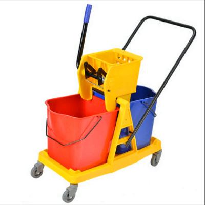 China Eco-friendly Best Selling Practical Design Hotel Housekeeping Cleaning Trolley Trolley for sale