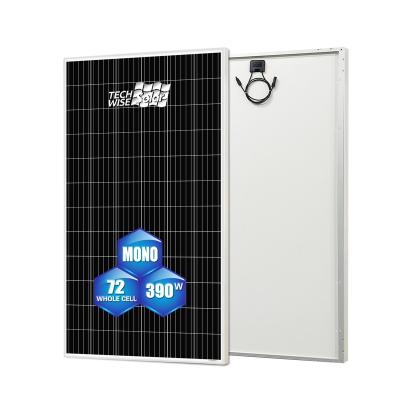 China cheap monocrystalline solar panel 370w 375w 380w 385w hybrid solar panel 390 watt solar panel 158.75mm for sale