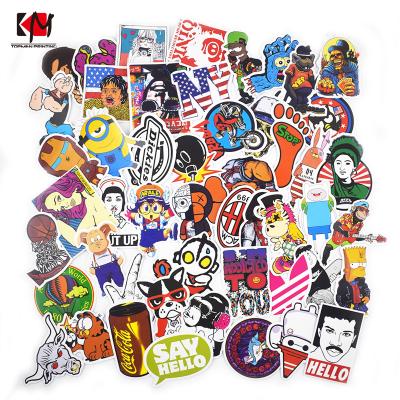 China Waterproof Sticker Bomb 50pcs Foil JDM Motorcycle Styling Decor Phone Laptop Covers for sale