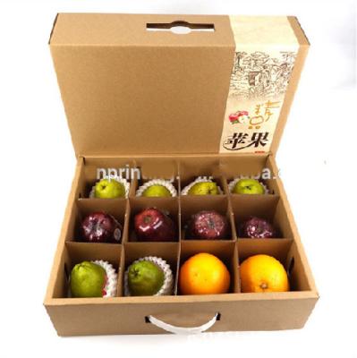 China Recyclable Fruit Gift Box Corrugated Fruit Packaging Dry Box for sale