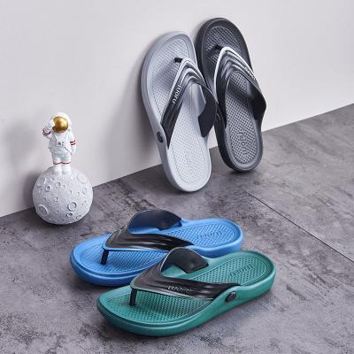 China Fashion Trend Luofu 2021 Hot Comfortable Men's Beach Flip Flop EVA Sale Casual Flip Flops Slippers for sale