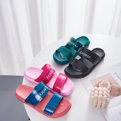 China CUSHIONING Luofu EVA Sandals Slipper Lady Latest Fashion Women Flat Sandals for sale