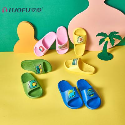 China Luofu Round Slippers Children's Slippers Children's External Use One-Piece Sandals Slippers for sale