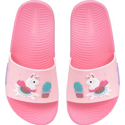 China Luofu Men's Pain Girls Slippers Safety Indoor Non-slip Air Freshener Cute Cartoon Children's Breathable Slippers for sale