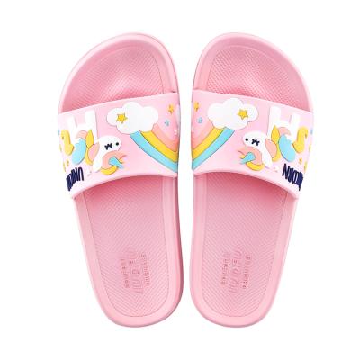 China LUOFU EVA Unicorn Summer Waterproof Slide Comfortable Fashion Children's Eva Sole Slippers Beach Children Sandals for sale