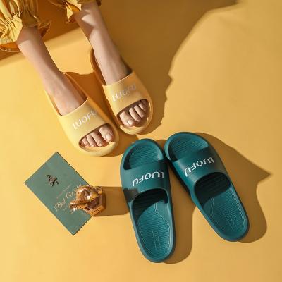 China Fashion Trend LUOFU Eva Bathroom Women Men's Slipper for sale