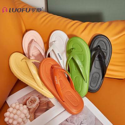 China Fashion Trend LUOFU Sandals High Heels Flip Flops High Quality EVA Slippers for sale