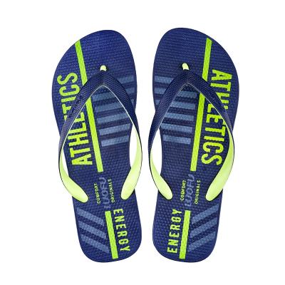 China CUSHIONING luofu 2021 OEM High Quality Service Men's Outdoor PVC Slippers Plastic Straps Flip Flop for sale