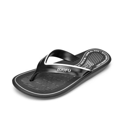 China Fashion trend luofu men PVC flip flops for sale