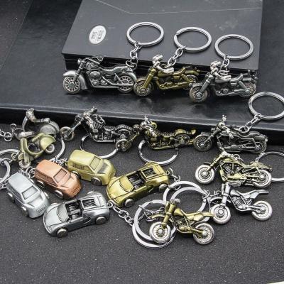 China High Quality Promotional Custom Metal Sports Car Metal Logo 3D Metal Gift Key Chain Motorcycle for sale