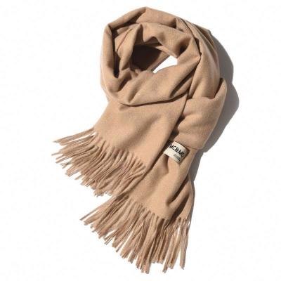 China Wholesale Newest Scarf Solid Swept Cozy Warm Women Winter Pashmina Scarf Cashmere Shawl Scarves For Elegant Women for sale