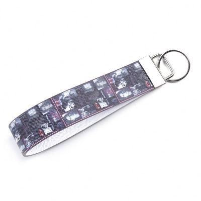 China Cute Custom Colored Leather Key Chain Leather for sale