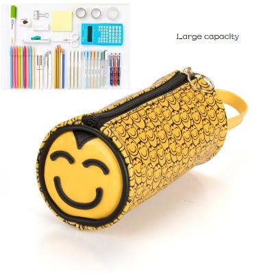 China Custom Fashion School Pencil Case MOQ Printed Zipper Cosmetic Bag Pencil Bag\newest style comfortable\durable bottom for kids for sale