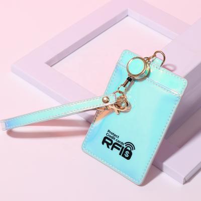 China Card Holder Durable Wholesale Lanyard Retractable RFID ID Card Holder, Business Card Holder, Id Card Holder for sale